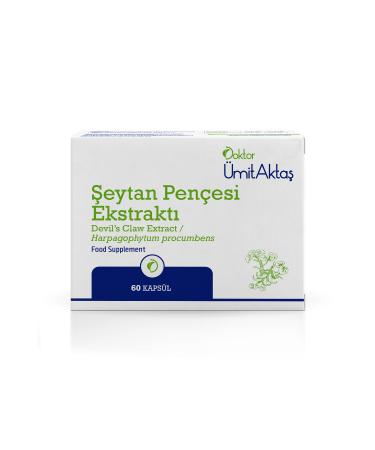 Dr. Umit Aktas Devil's Claw - 60 Non-Oxidized Herbal Capsules