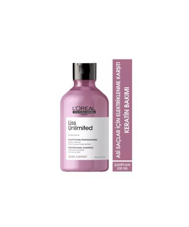 L'oreal Professionnel Liss Unlimited Smoothing Anti Frizz Shampoo 300 Ml Eva-No82