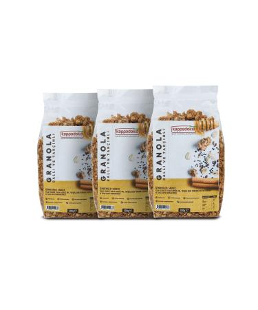 CAPPADOCIA Chia Flax Honey and Cinnamon Granola 300 gr - 3 pieces