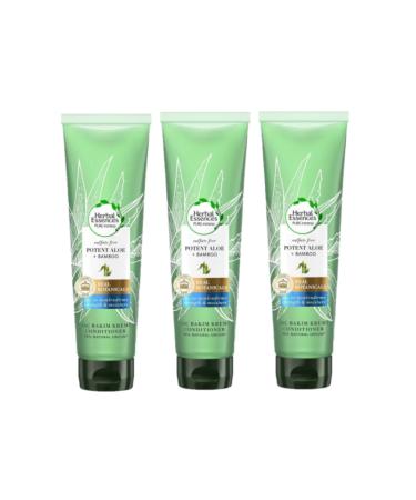 Herbal Essences Sulfate-Free Strength & Moisture Aloe Bamboo Conditioner 275ml x3PCS