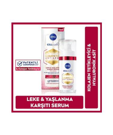 NIVEA Luminous630 Anti-Blemish & Anti-Aging Collagen Triggering Serum 30 ml Hyaluronic Acid