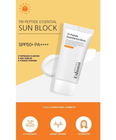 ESHUMI Tri-Peptide Essential Tone Up Sunscreen - Buy Online on GoSupps.com