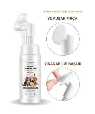 Greenwich Zero Point of Beauty Paw Body Dry Shampoo No-Rinse Foam Flea Tick Parasite Repellent Vegan Organic Cat Dog*2 - Buy Online on GoSupps.com