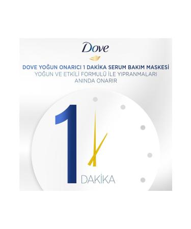 Dove 1 Minute Serum Hair Care Mask Intensive Repair 160 ml - Buy Online on GoSupps.com