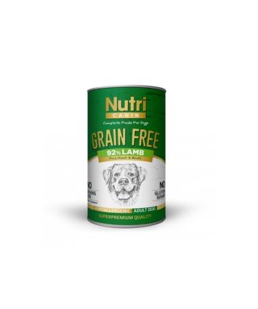 Nutri Nutri Can n Lamb Meat Canned Food 400gr X 3 Adult