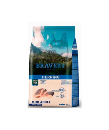 Bravery Grain-Free Herring Adult Small Breed Dog Food 7 Kg