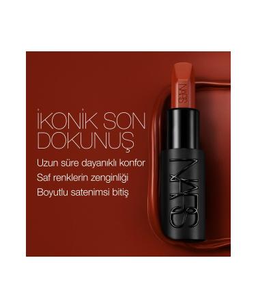 Nars EXPLICIT LIPSTICK Comfortable Satin Finish Lipstick Seed Oil Hyaluronic Acid 3.8 g - Buy Online on GoSupps.com