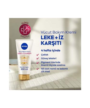 NIVEA Luminous630 Anti-Stain and Anti-Scar Moisturizing Body Care Cream 200 ml - Buy Online on GoSupps.com