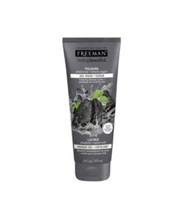 Freeman Charcoal and Brown Sugar Gel Mask Scrub 175ml (SINGLE)