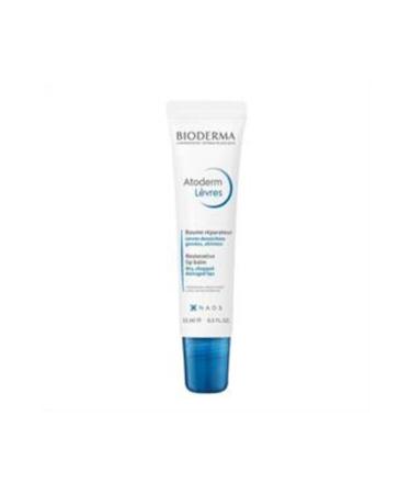 Baby Bioderma Atoderm Lip Balm - Care Cream for Very Dry Lips 15ml (SINGLE)