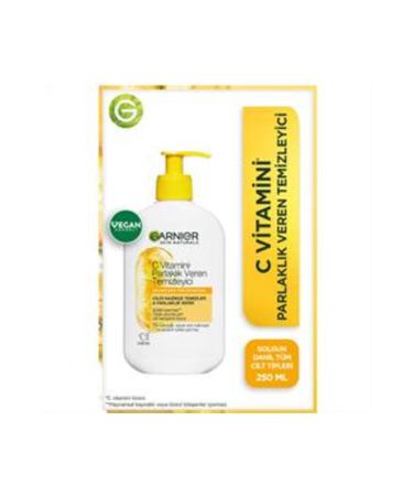 Baby Garnier Skin Naturals Vitamin C Brightening Cream Cleanser 250ml (SINGLE)