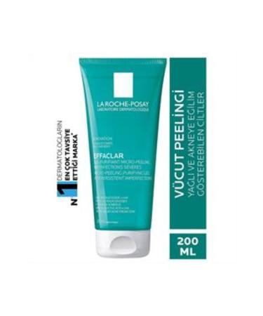 Baby La Roche Posay Effaclar Micro-Peeling Purifying Body Cleansing Gel 200ml (SINGLE)