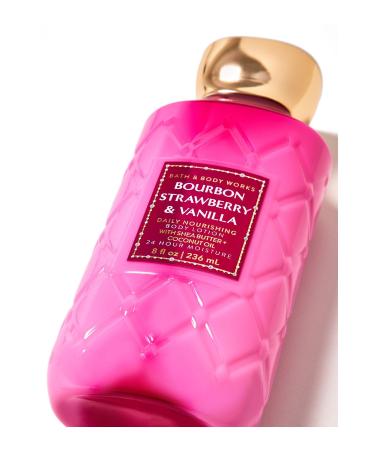 Bath & Body Works Bourbon Strawberry & Vanilla Moisturizing Body Lotion 236 ml - Buy Online on GoSupps.com