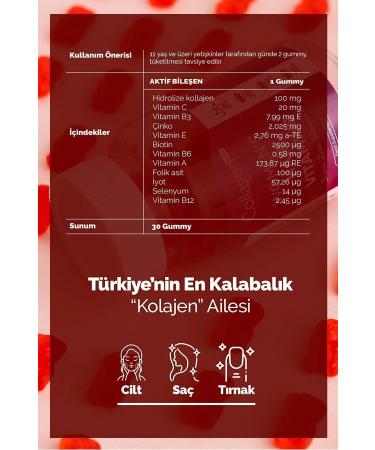 Collagen Forte Platinum Hair Vitamins for Women 60 Gummies 120g Biotin Folic Acid Beauty Support for Your Hair - Buy Online on GoSupps.com