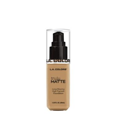 LA Colors La Colors Truly Matte Foundation-medium Beige 40ml