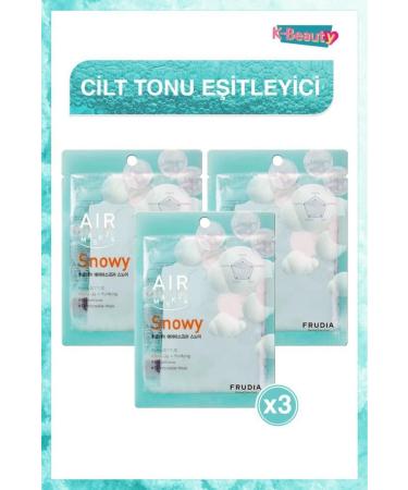 Frudia Air Snowy Balancing Mask 3 Pieces