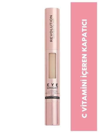 Revolution Bright Eye Concealer Vitamin C Light Concealer