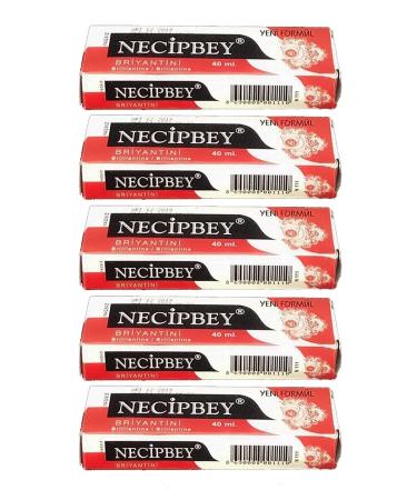 NEC PBEY Briyantin Oil-Free - Red 40 Ml. 5 Pack