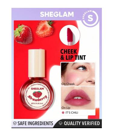 SHEGLAM -Flush Lip and Cheek Tint- Its Chili