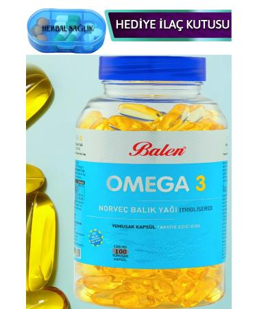 Balen Omega 3 Norwegian Fish Oil (triglyceride) Softgels 100 pcs 1380 Mg