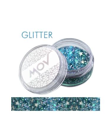 mov Gel Form Shiny Glitter Face Makeup & Body &hair No:5 Blue - Buy Online on GoSupps.com