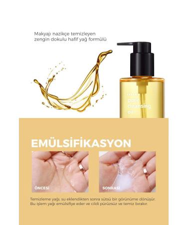 Hanskin Pore Cleansing Oil Pha-Sensitive and Intolerant Skin/Pore and Make-Up Cleansing Oil 300ml  - Buy Online on GoSupps.com