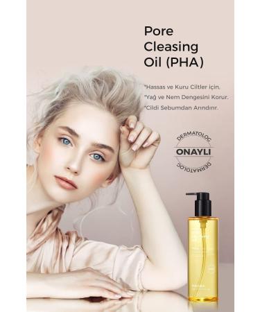 Hanskin Pore Cleansing Oil Pha-Sensitive and Intolerant Skin/Pore and Make-Up Cleansing Oil 300ml  - Buy Online on GoSupps.com