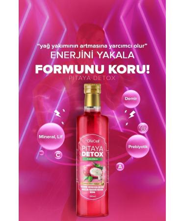 Lifecell Pitaya Detox - Natural Fermentation with Apple Cider Vinegar - Buy Online on GoSupps.com