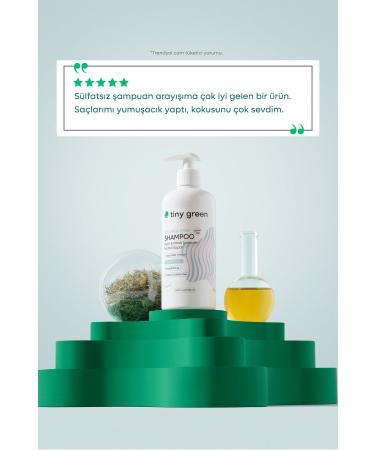 tiny green Strong Shiny Normal Hair Shampoo 500 ml - Buy Online on GoSupps.com