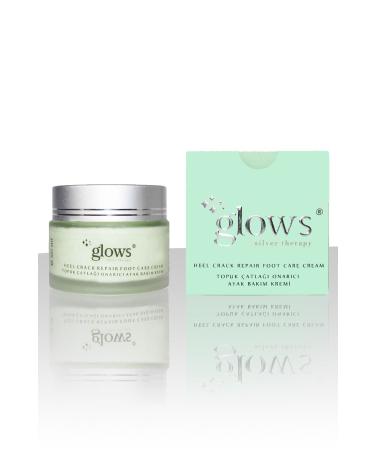 Glows Silver Therapy Heel Crack Repair Foot Care Cream 50 ml - Buy Online on GoSupps.com