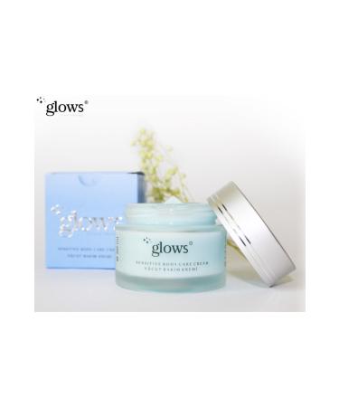 Glows Sensitive - Moisturizing Face and Hand Care Cream with Colloidal Silver for Dry Sensitive Skin - Buy Online on GoSupps.com