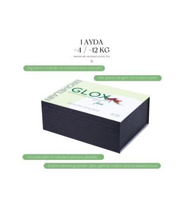 GLOX Bromelain Rich Herbal Detox Tea Helping to Regulate Fast and Metabolism 60 Pieces