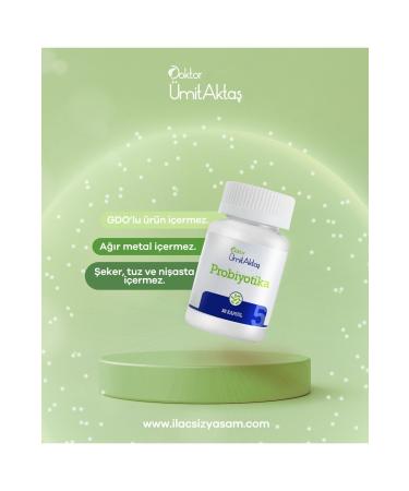Dr. Umit Aktas Probiotica - 30 Enteric Capsules - Food Supplement - Buy Online on GoSupps.com