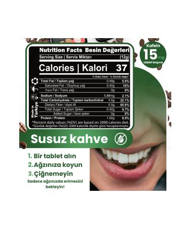 prifa Coffee Tablets | Cardamom | Sugar Free | Vegan | Emergency Coffee | Real Absorbable Coffee - Buy Online on GoSupps.com