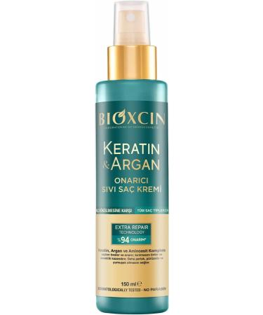 NcK Keratin & Argan Repairing Liquid Hair Care Cream 150 Ml Damaged and Damaged Hair