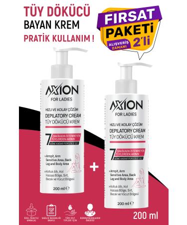 AXION Practical Hair Remover 200 ml 2 Pack