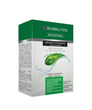 keyshop Biobellinda Purifying Face Mask (Set of 8) - 80 Ml