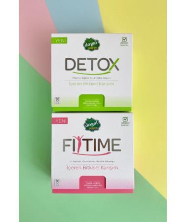 Natural Address Detox & Fit Time Diet Support (1 MONTH SET)