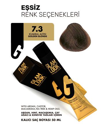 glam look 7.3 / Auburn Gold - Golden Blonde - Glamlook Hair Dye