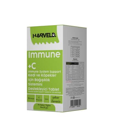 HARVELD Immune C Cat Dog Immune System Supporter Vitamin Mineral Source No Sugar Added Tablet - Buy Online on GoSupps.com