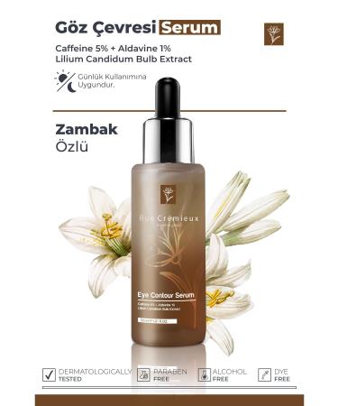 Rue Cremieux Under Eye Bag Wrinkle Dark Circle Anti-Blemish and Brightening Lily Essence Care Serum Caffeine 5%-tk