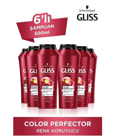 Gliss Color Perfector Color Protection Shampoo 500 Ml X 6 Pieces