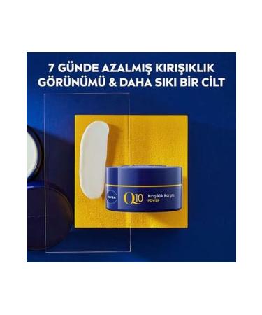 NIVEA Q10 Skin Firming Anti-Wrinkle Face Night Cream 50 ml - Buy Online on GoSupps.com