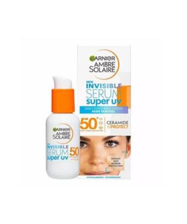 Baby Garnier Ambre Solaire Invisible Spf50+ Super Uv Sun Protection Serum 30ml (SINGLE)