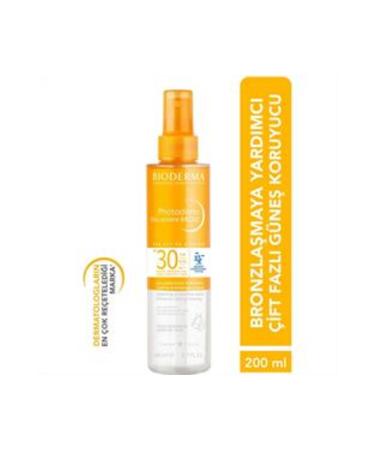 Baby Bioderma Photoderm Bronze Sun Protective Water SPF30 Bronzing Sunscreen 200ml (SINGLE)