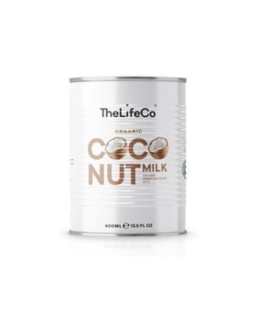 The LifeCo Organic Coconut Milk 400 ML (PACK OF TWO)