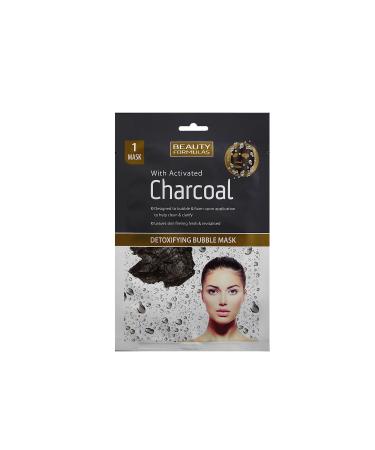 BEAUTY FORMULAS Detox Bubble Active Charcoal Mask Purifying 1 Piece