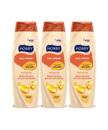 Hobby Hair Conditioner Classic Balsam 500 ml X 3 Pieces