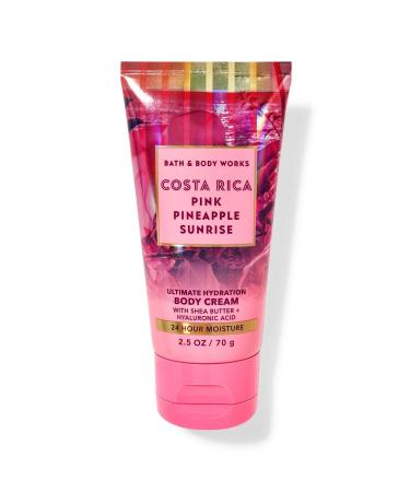 Bath & Body Works Pink Pineapple Sunrise Travel Size Body Cream 70 G