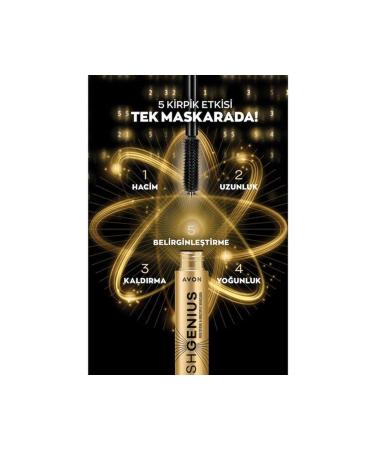 Avon True Lash Genius Mascara 10 ml Blackest Black - Buy Online on GoSupps.com